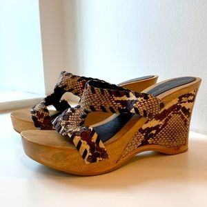 Sotto Sopra Italian leather Slides Clogs